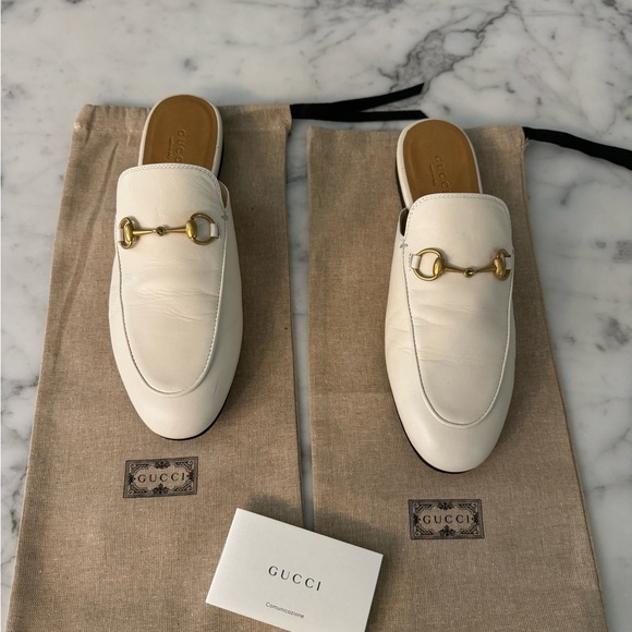 Gucci Princetown slipper mule in white - Picture 11 of 15
